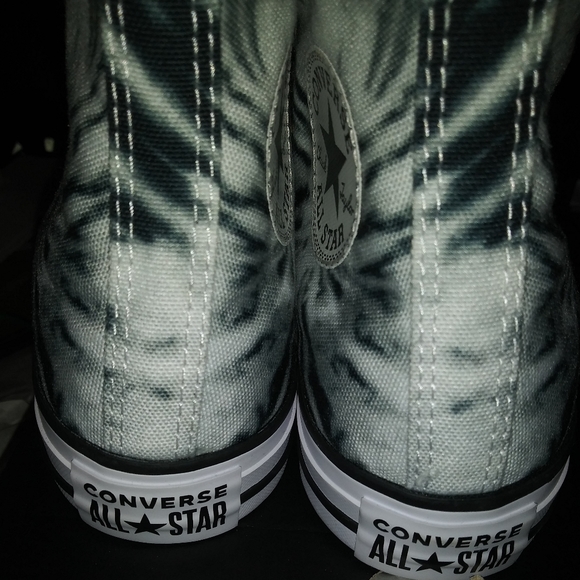 🆕Converse Chuck Taylor Black & White Tie Dye Unisex High Top Sneaker Mens Sizes - Picture 5 of 13